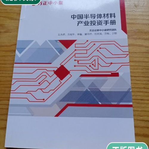 【二手9成新】中国半导体材料产业投资手册