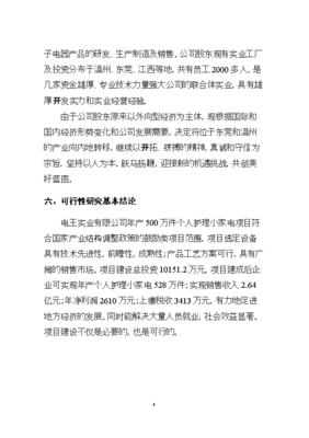 ◆◆(定稿)小家电制造项目可行性计划书22(喜欢就下吧)-资源下载